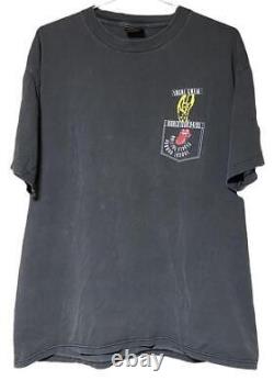 XL T-shirt Vintage Les Rolling Stones Brockum USA Noir