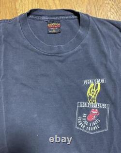 XL T-shirt Vintage Rolling Stones Brockum Fabriqué En Noir USA